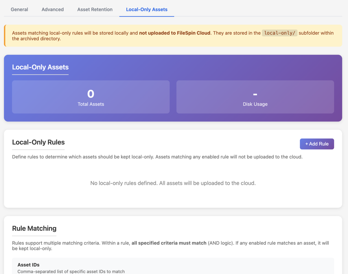 Teleport Retention Settings